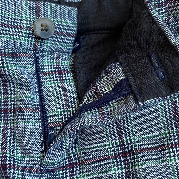 Janie and Jack Gray Plaid Jogger Dress Pants Boys Size 6 - Picture 6 of 10